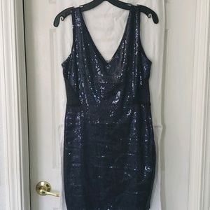 Sequined Cocktail Dress